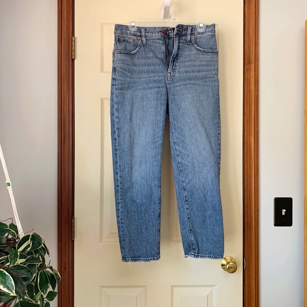 Madewell classic straight leg jean
